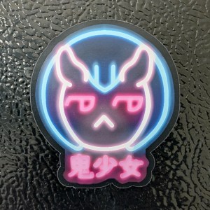 3″ OniGirl “Neon” Logo Magnet